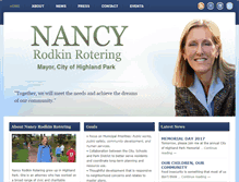 Tablet Screenshot of mayornancyrotering.com